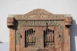 7.7 Feet large Old Door With Grill Gates | Antique Rajasthani Door - Image 7