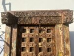 6.4 feet Antique Carved Wooden Door with Frame, Temple Door - Image 5