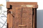 6.4 feet Antique Carved Wooden Door with Frame, Temple Door - Image 10