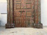 8 Feet large Old Indian Door | Antique Rajasthani Door - Image 4