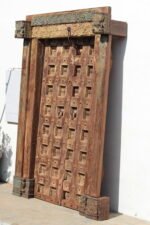 Traditional Carving Door With Frame - Image 7