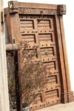 Traditional Carving Door With Frame - Image 6