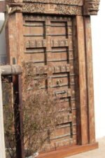 Traditional Carving Door With Frame - Image 6