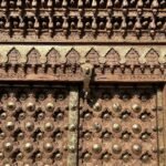 Traditional Carving Door With Frame - Image 13