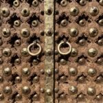 Traditional Carving Door With Frame - Image 15