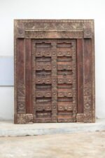 Authentic Antique Indian Teak Door For Home Entrance - Image 10