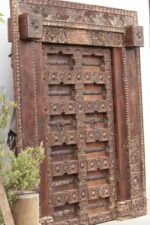 Authentic Antique Indian Teak Door For Home Entrance - Image 5