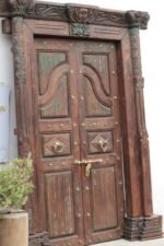 Teak Wood Carved Traditional Door - Image 3