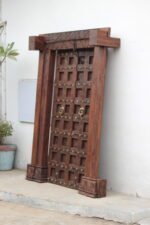 Traditional Wooden Door, 6.9 Feet Large Wooden Carved Door - Image 7