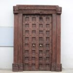 Vintage Indian Doors | Carved Teak Wood Door – by Your Home Furniture Store