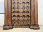 Traditional Hand Carved Wooden Vintage Door – Antique Finish | Rustic Architectural Salvage - Image 2