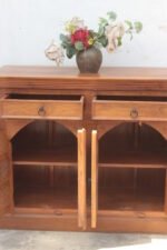 Classic Antique Wooden Sideboard - Handcrafted Vintage Storage Solution - Image 3