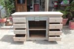 Classic Antique Wooden Sideboard - Handcrafted Vintage Storage Solution - Image 4