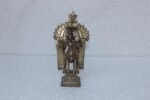 Brass Man Horse Statue 1900s Old Vintage Rare Home Decor Collectible - Image 2