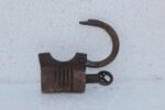 Iron Lock and Key 1900s Old Vintage Antique Rare Collectible Padlock - Image 2