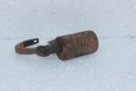 Iron Lock and Key 1900s Old Vintage Antique Rare Collectible Padlock - Image 4