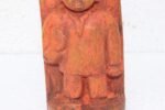 Wooden Sadhu Figure 1900s Old Vintage Antique Rare Home Decor - Image 3