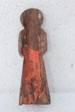 Wooden Putli Figure 1900s Old Vintage Antique Rare Home Decor - Image 5