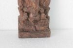 Wooden Ganesha Panel Old Vintage Indian Carving Home Decor Collectible - Image 3