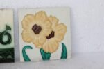 Vintage Ceramic Tiles (Set of 2) – Antique Home & Garden Decor, Rare Collectible Tile Art - Image 3
