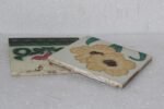 Vintage Ceramic Tiles (Set of 2) – Antique Home & Garden Decor, Rare Collectible Tile Art - Image 5