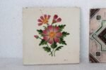 Set of 2 Vintage Ceramic Tiles – Antique Home & Garden Decor, Rare Collectibles - Image 2