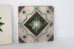 Set of 2 Vintage Ceramic Tiles – Antique Home & Garden Decor, Rare Collectibles - Image 3
