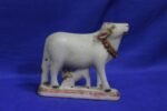 Rare Vintage Marble Cow Figurine – Antique Farmhouse Home Decor & Collectible - Image 2