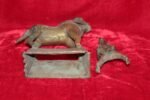 1900S OLD VINTAGE BRASS STATUE HORSE RIDING STALLION ANTIQUE COLLECTIBLE - Image 8