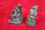 Brass Krishna & Ganesha Statue 1900s Old Vintage Antique Home Decor - Image 4