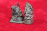 Brass Krishna & Ganesha Statue 1900s Old Vintage Antique Home Decor - Image 6