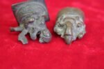 Brass Krishna & Ganesha Statue 1900s Old Vintage Antique Home Decor - Image 7