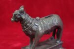 Brass Nandi Statue 1900s Old Vintage Antique Home Decor Collectible - Image 5
