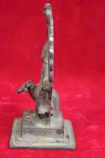 Brass Durga Statue 1900s Old Vintage Antique Home Decor Collectible - Image 5