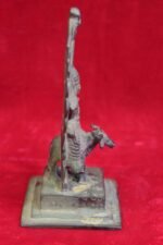 Brass Durga Statue 1900s Old Vintage Antique Home Decor Collectible - Image 7