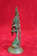 Brass Nataraja Statue 1900s Old Vintage Antique Home Decor Collectible - Image 4