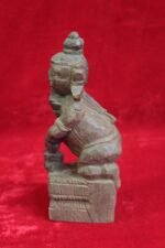 Wooden Krishna Panel Carved Old Vintage Indian Rare Home Decor Collectible - Image 6