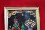 Rare Collectible Glass Frame – Depiction of Shiva and Parvati - Image 2