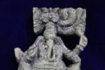 Wooden Panel Carved Ganesha Old Vintage Antique Home Decor Collectible - Image 2