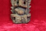 Wooden Carved Ganesha Panel Old Vintage Antique Home Decor Collectible - Image 3