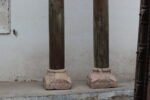 Pair of 8.1 feet Indian Columns with Stone Base - Your Home Furniture Store - Image 3