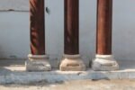 7.11 feet Indian Columns with Stone Base (Set of 3) – Your Home Furniture Store - Image 3