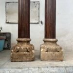 Pair of 8.1 feet Indian Columns with Stone Base – Your Home Furniture Store - Image 7