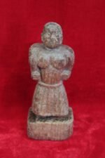 Wooden Doll Carved Female Figure Old Vintage Antique Rare Home Decor