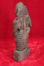 Wooden Doll Female Figure Old Vintage Antique Rare Carved Home Decor - Image 4