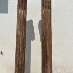7.9 feet Wooden Antique Columns | Pair of Indian Pillars – Your Home Furniture Store - Image 7