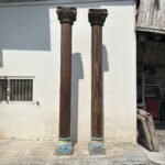 Pair of 8.7 feet Wooden Pillar, Enhance Your Home Décor with Exquisite Indian Columns - Image 2
