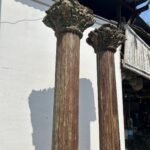 Pair of 8.7 feet Wooden Pillar, Enhance Your Home Décor with Exquisite Indian Columns - Image 4
