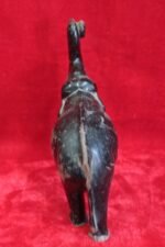 Wooden Figure Carved Elephant Old Vintage Rare Home Decor - Image 4