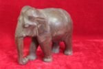 RARE OLD VINTAGE HAND CARVED WOODEN ELEPHANT ANTIQUE DECOR COLLECTIBLE - Image 3